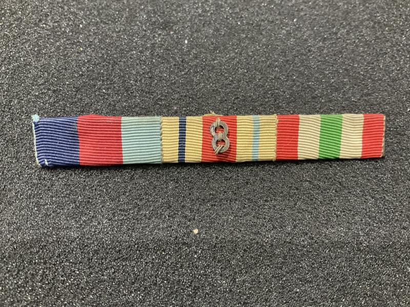 WW2 8th Army medal bar and number 8