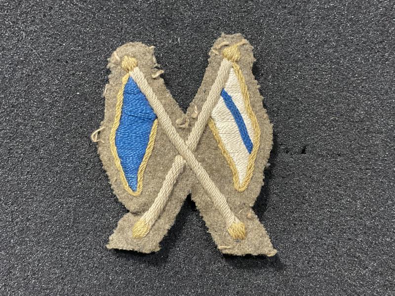 WW1/2 British & Commonwealth Signallers sleeve badge