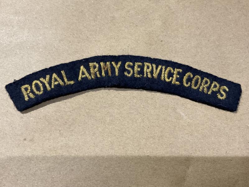 ROYAL ARMY SERVICE CORPS, full length title
