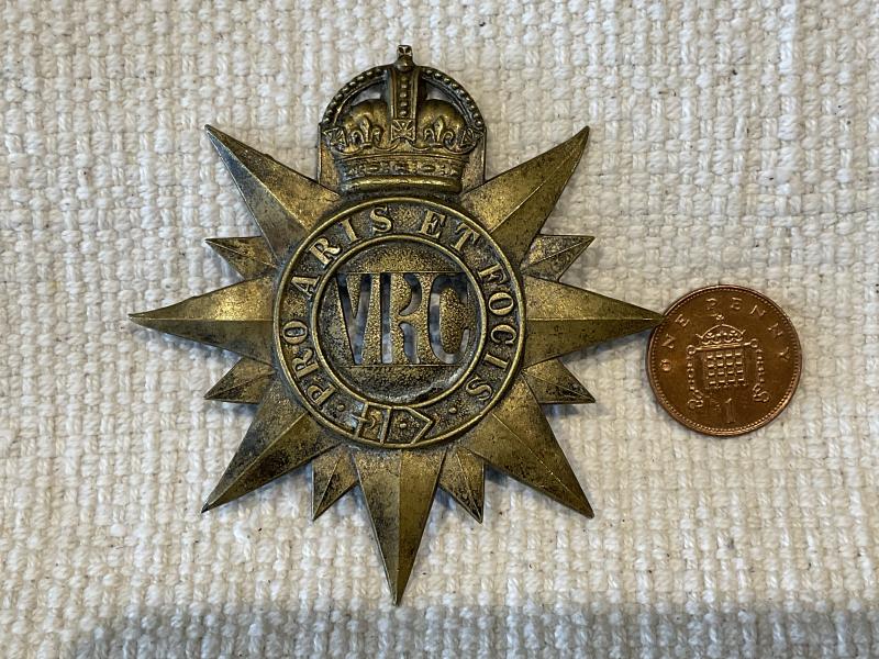 Victorian Rifles of Canada helmet plate 1904-20 by Gaunt