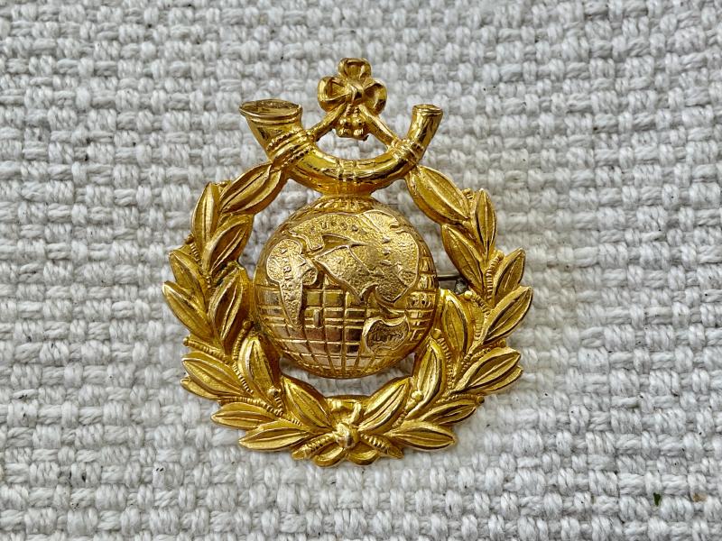 Officers Royal Marines Light Infantry cap badge