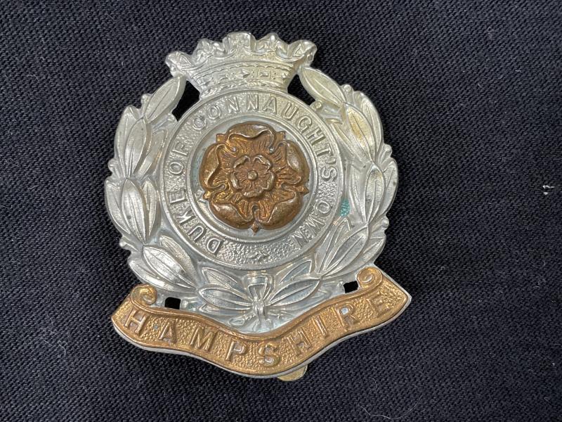 6th Btn, Hampshire Regt, Duke of Connaughts Own cap badge