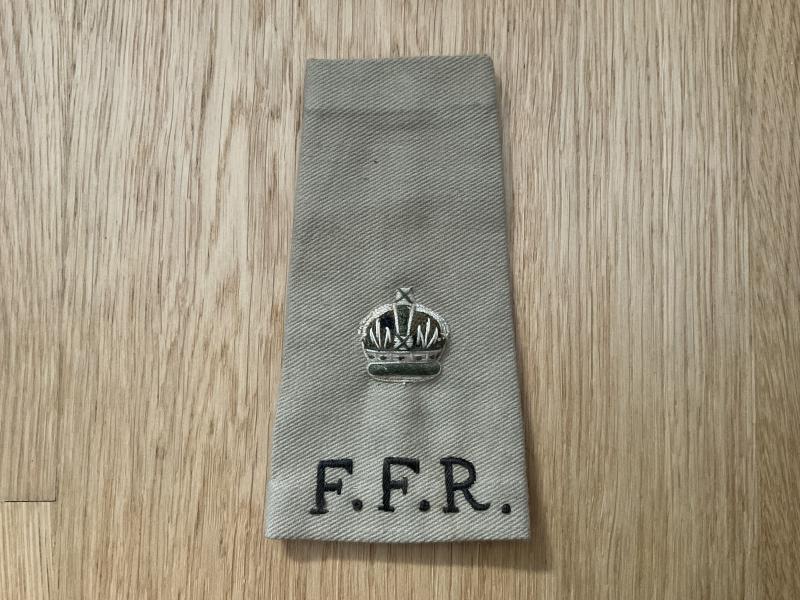 WW2 Majors F.F.R cloth shoulder rank slider