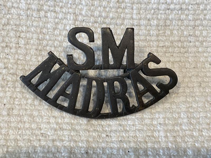 WW1/2 Madras Sappers & Miners O.S.D shoulder title