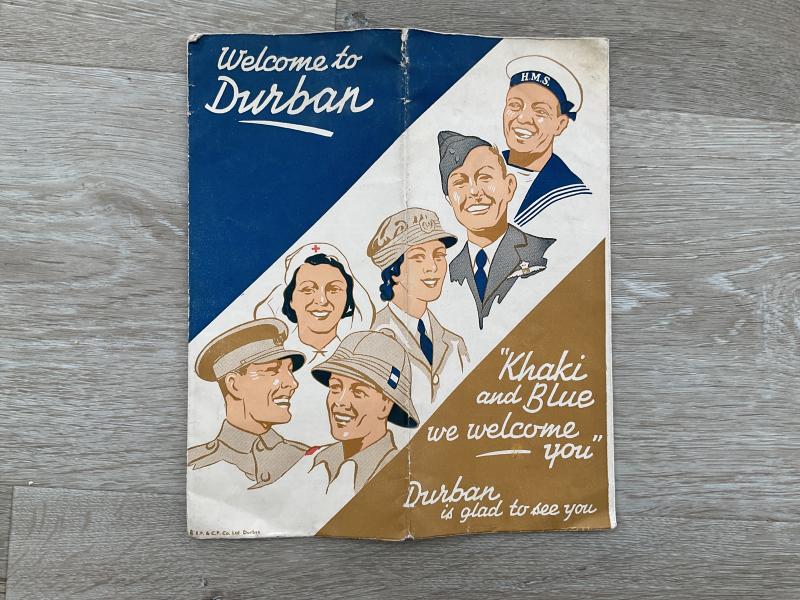WW2 Military forces visiting Durban tourist map