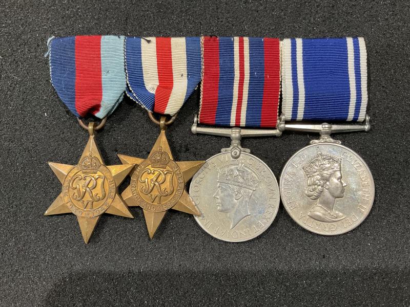 WW2 Medals & police long service, Gerald W.PROCTOR