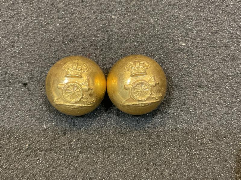 QVC Royal Artillery officers 17mm ball buttons