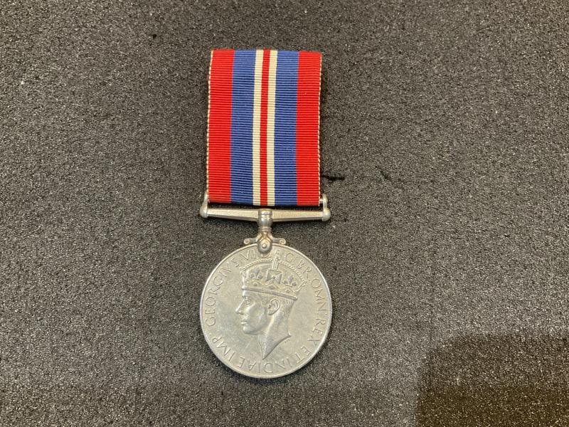 WW2 War medal mounted for wear
