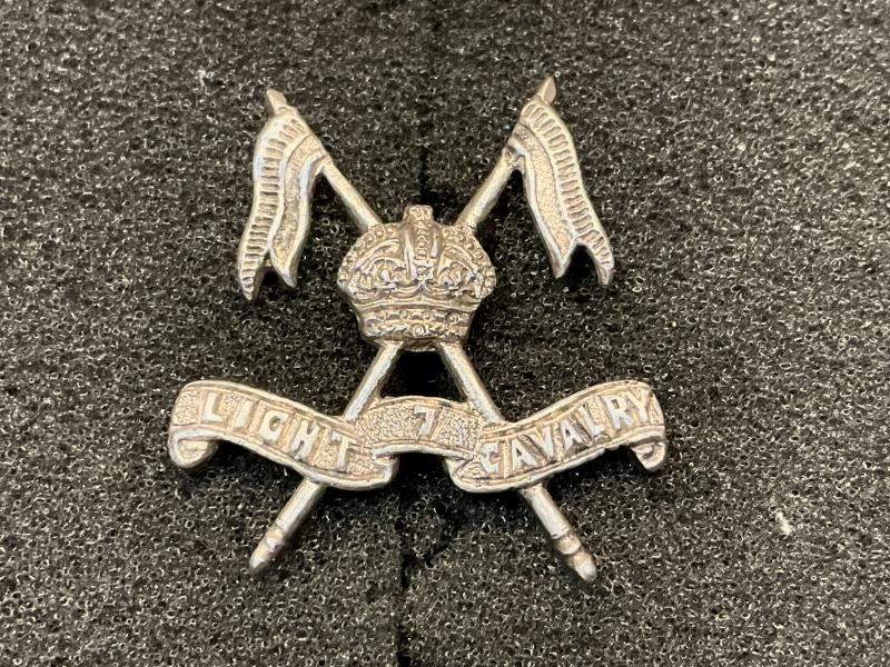 WW2 Indian Army 7th Light Cavalry officers cap badge