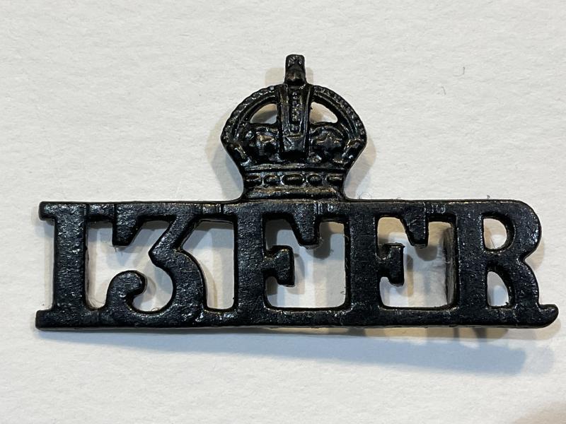 WW2 6TH Royal Bn, 13th Frontier Force Rifles shoulder title
