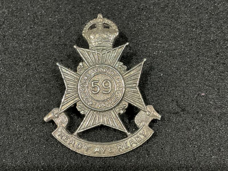 WW2 6th Royal Bn 59th (Scinde) Rifles, Frontier Force cap badge