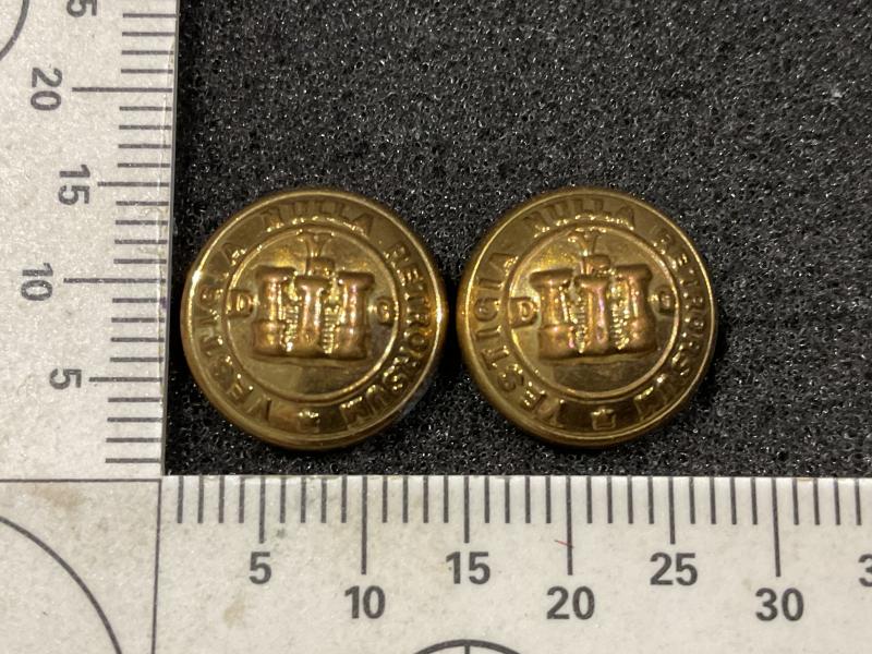 WW1/2 5th Inniskilling Dragoon Guards officers hat buttons