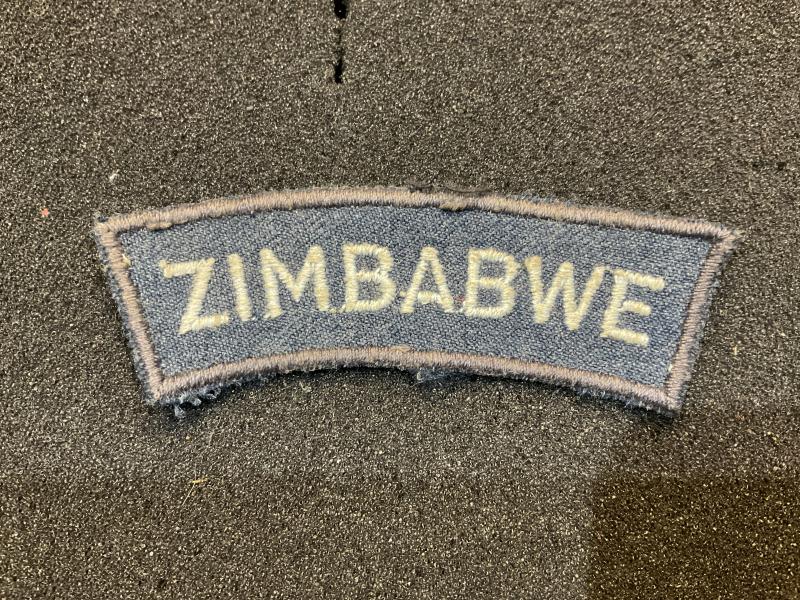 ZIMBABWE Air Force cloth shoulder title