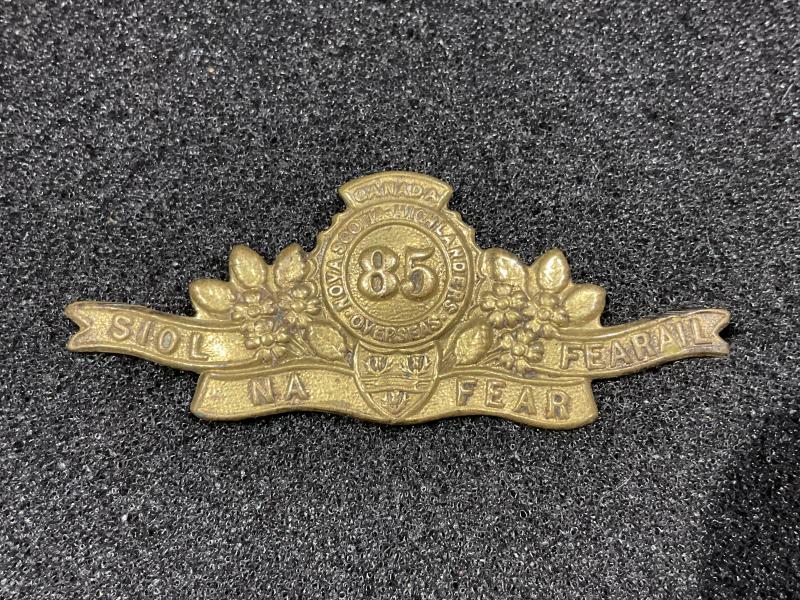 WW1 CEF 85th Infantry Battalion shoulder title