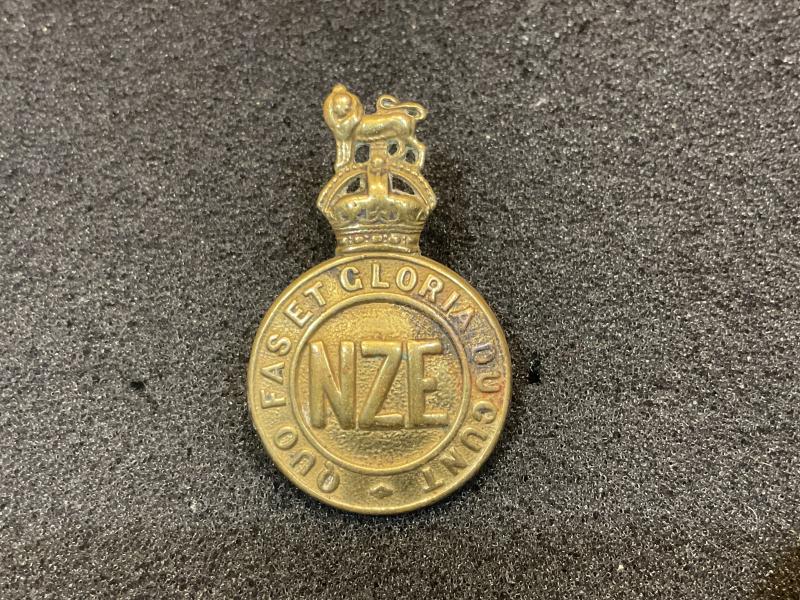 WW1 Gaunt, NZE (New Zealand Engineers) cap badge