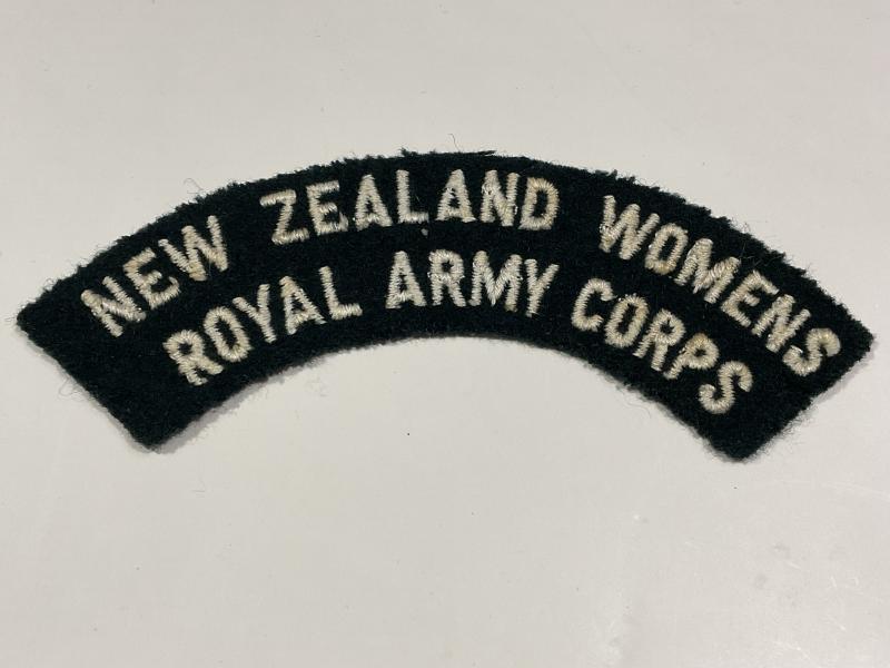 New Zealand Womens Royal Army Corps cloth title