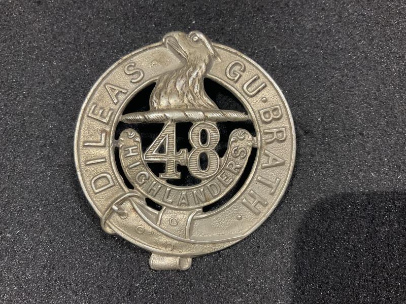 WW1 C.E.F 15th Batt (48th Highlanders) Glengarry badge