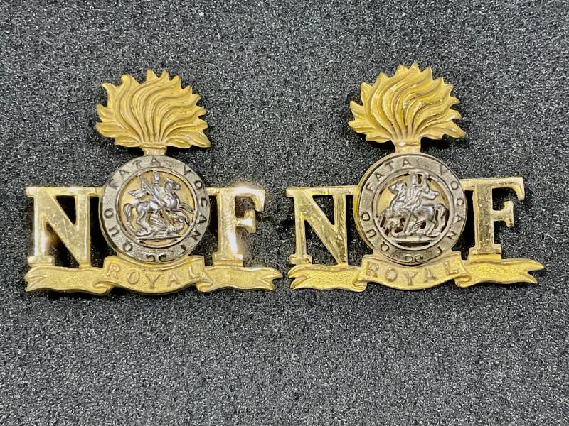 Royal Northumberland Fusiliers officers shoulder titles