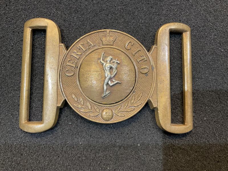 Royal Signals Corps stable belt buckle