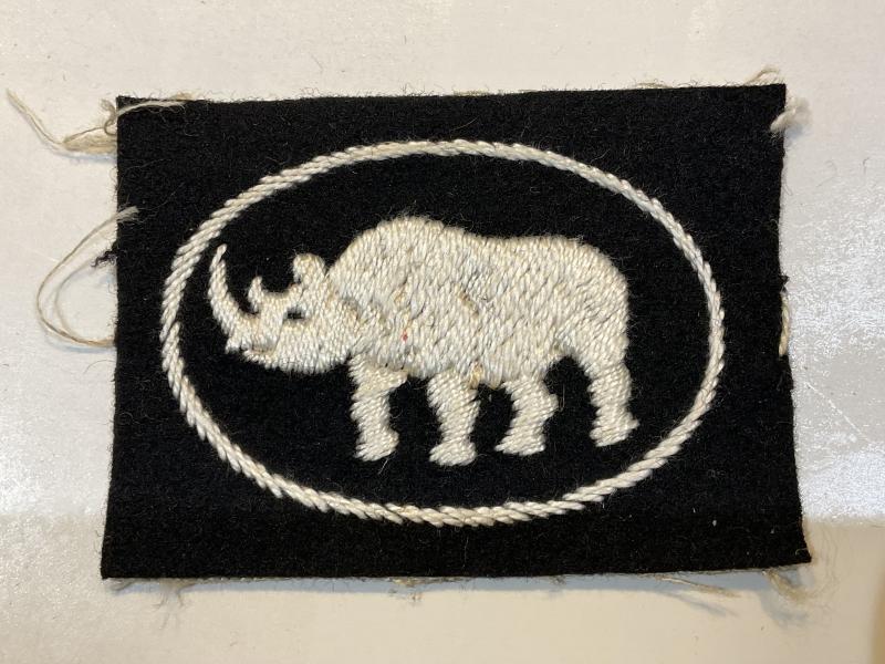 WW2 1st Armoured Division wool formation sign