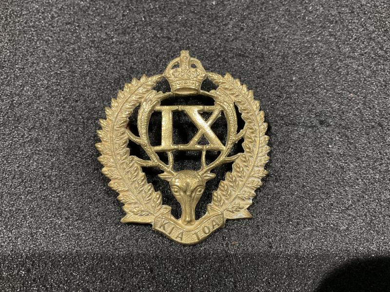 WW1 9th Hawkes Bay Regiment cap badge