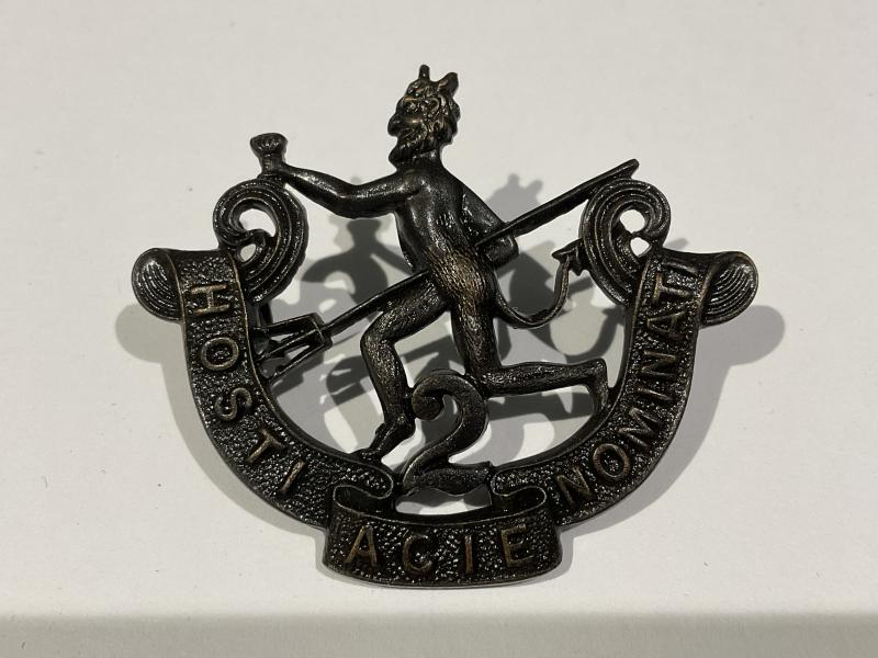 WW1 CEF 90th (Winnipeg Rifles) Black Devils cap badge