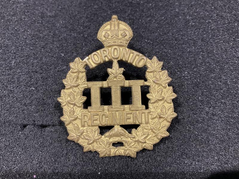 WW1 CEF 3rd Infantry Battalion (Toronto) cap badge