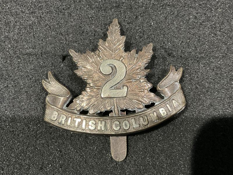 WW1 CEF 30th Inf Btn / 2nd B.C Officers cap badge