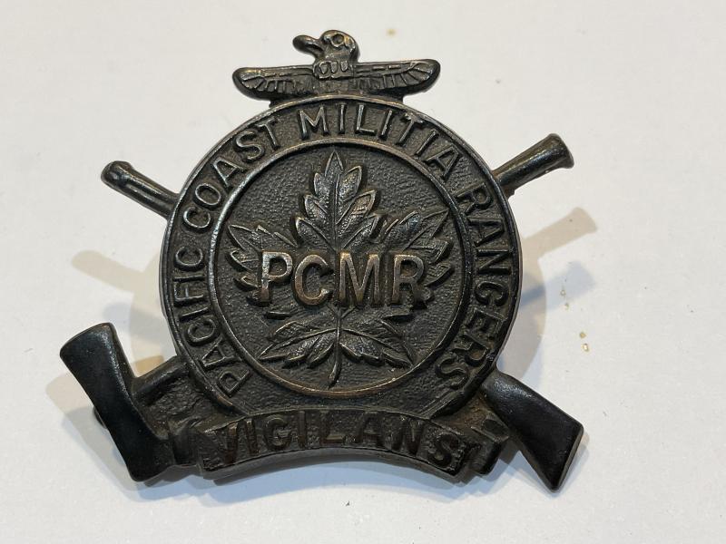 WW2 Canadian Pacific Coast Militia Rangers cap badge