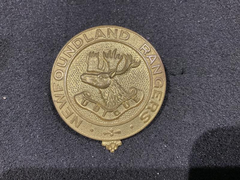 Newfoundland Rangers (Ubique) cap badge 1935-49