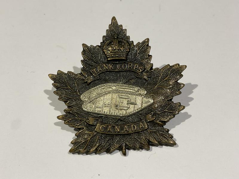 WW1 Canadian Tank Corps, General Service cap badge