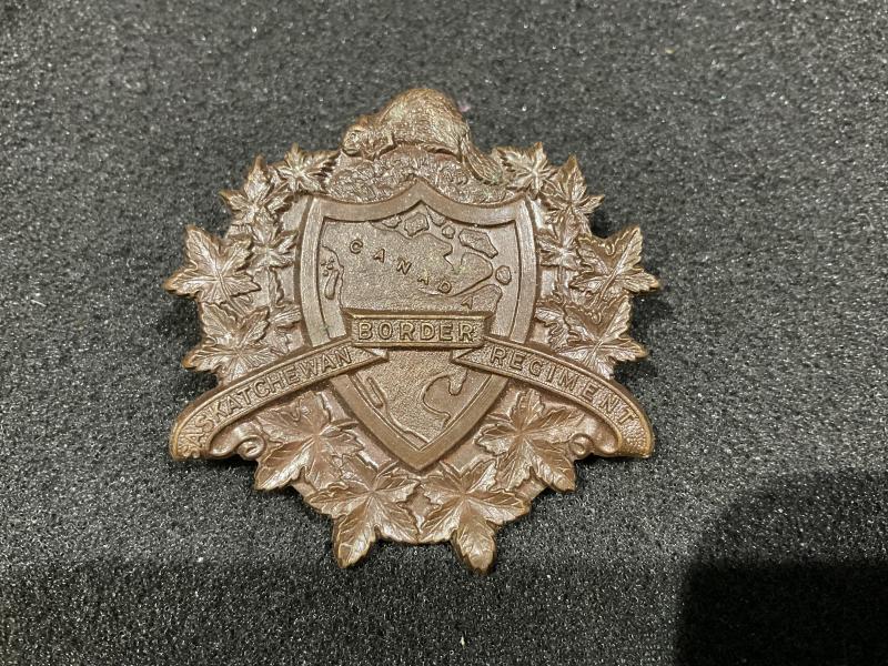 Saskatchewan Border regiment cap badge 1924-36