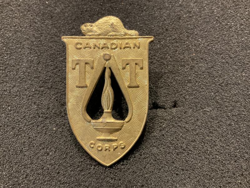 WW2 Canadian Technical Training Corps cap badge