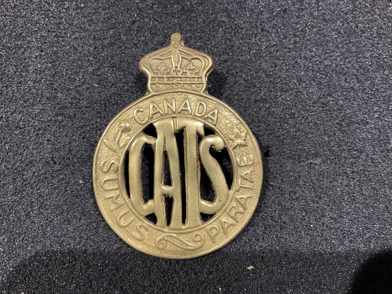 WW2 Canadian Auxillery Transport Service (CATS) cap badge