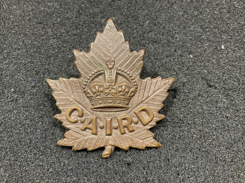 WW1 Canadian Arms Inspection Repair Depot cap badge