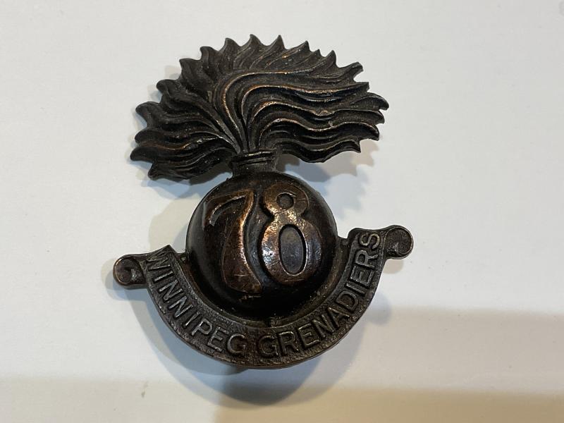 WW1 C.E.F 78th Infantry Battalion cap badge