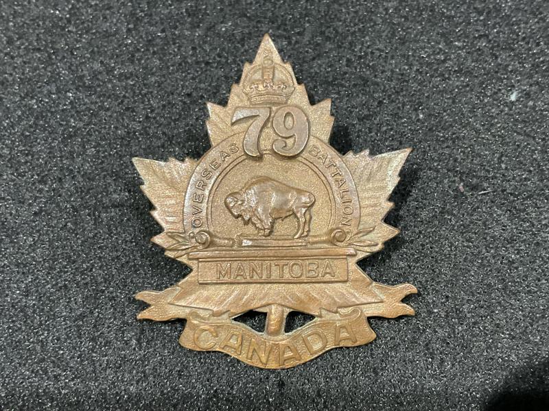 WW1 CEF 79th ‘Manitoba Battalion’ cap badge