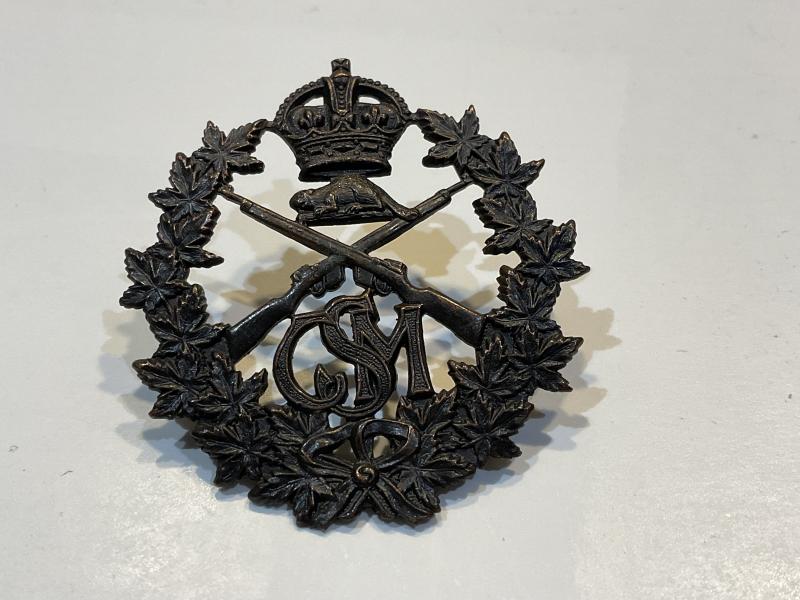 WW1 CEF Canadian School of Musketry cap badge