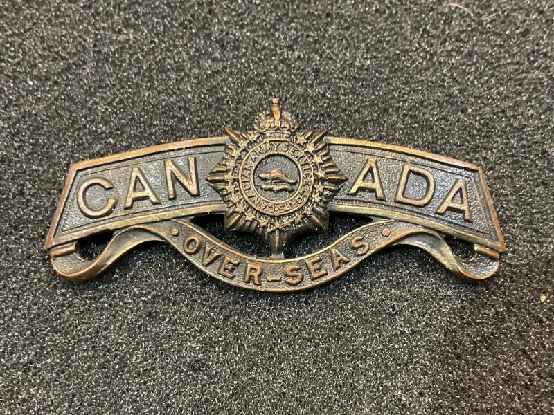 WW1 CEF Canadian Army Service Corps shoulder title