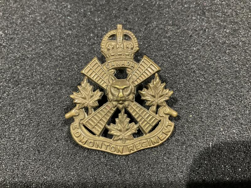 WW2 Canadian Edmonton Regt cap badge