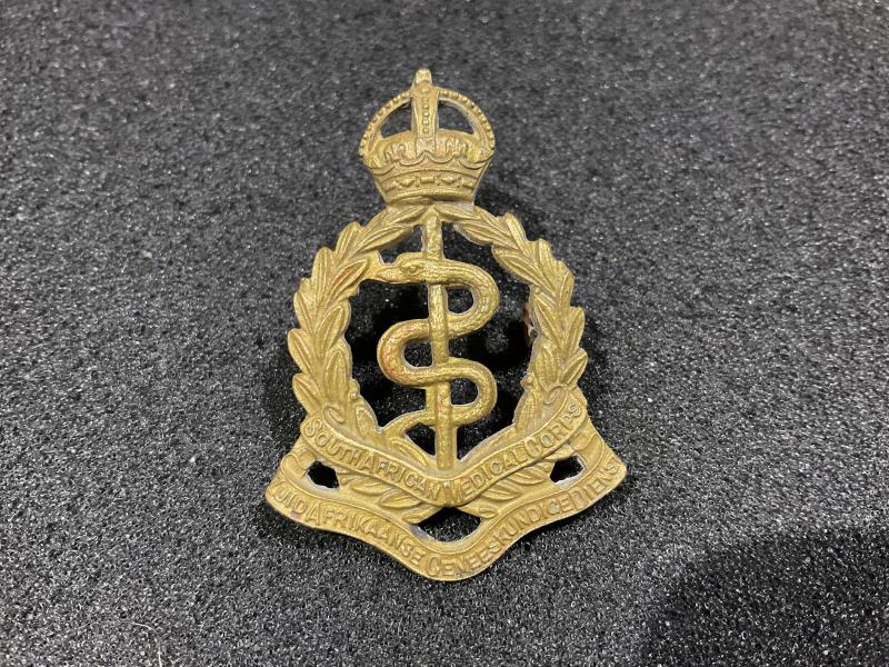 WW1 South African Medical Corps cap badge