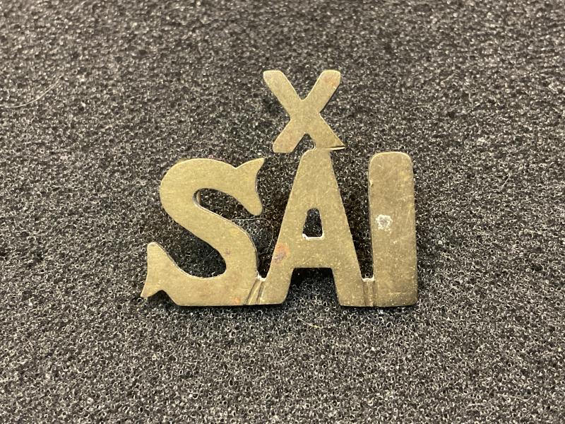 WW1 10th South African Infantry (X SAI ) shoulder title