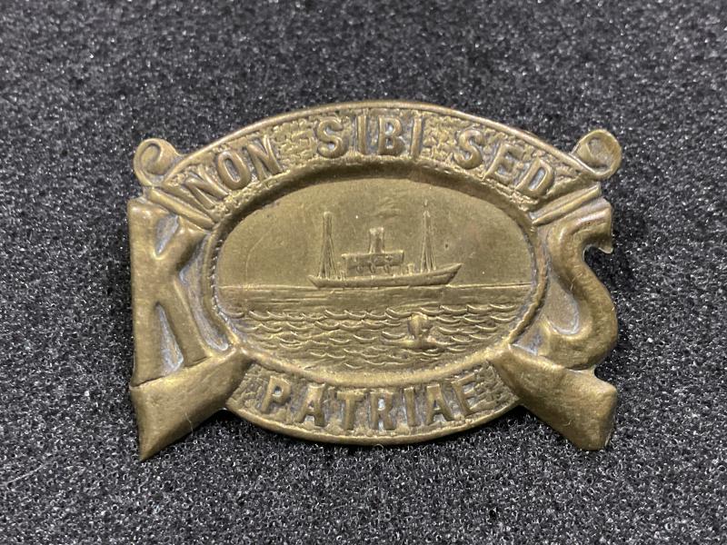 WW1 S.A Karoo Schutters / 14th Dismounted Rifles collar badge