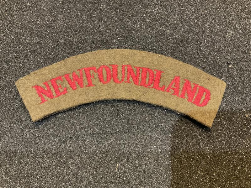 WW2 Canadian 166th (Newfoundland) Field Regt. RA shoulder title