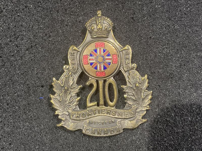 WW1 CEF 210th Infantry Battalion cap badge