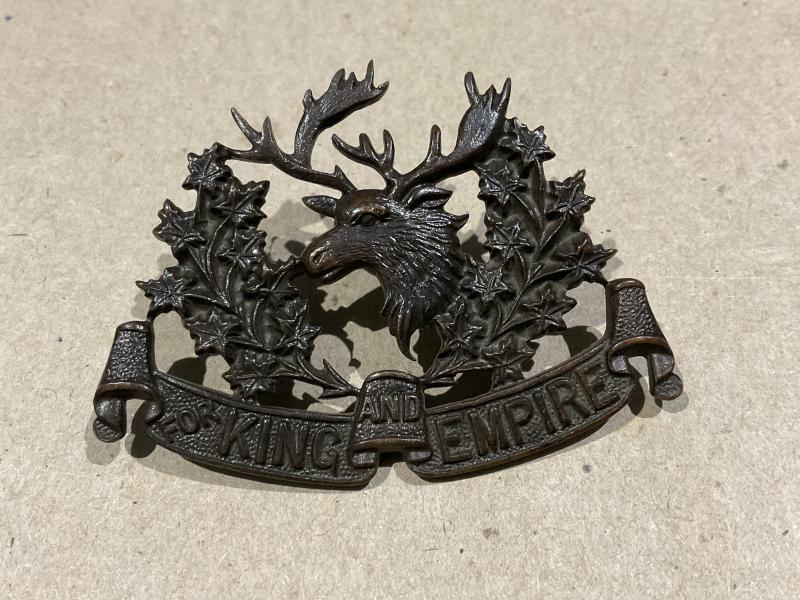 WW1 CEF 16th Light Horse Bronze O.S.D cap badge
