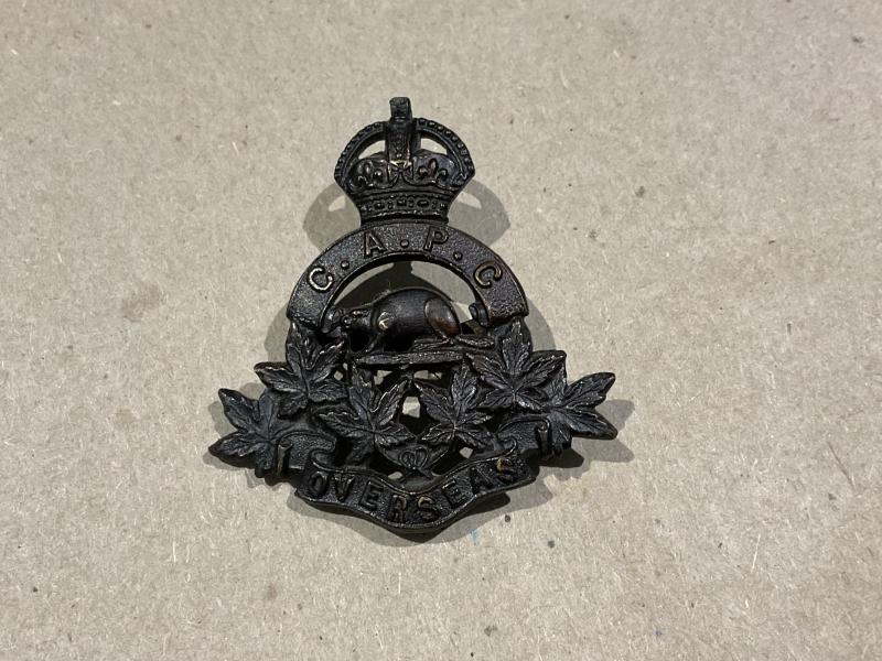 WW1 CEF Canadian Army Pay Corps OSD cap badge
