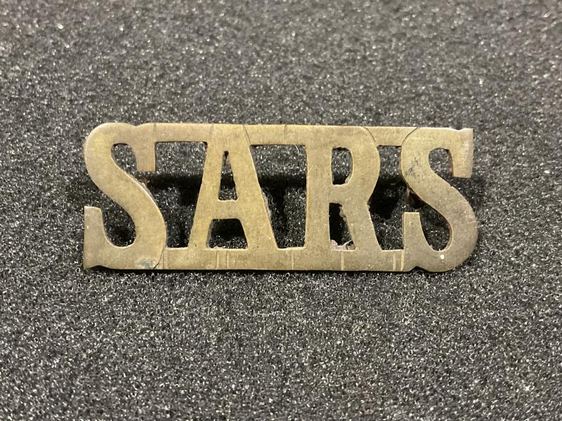 WW1 South African Railway Section (SARS) brass title