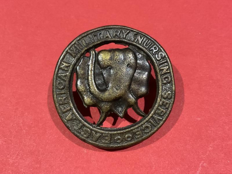 WW2 East African Military Nursing service cap badge