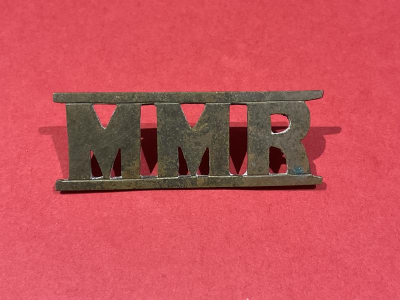 Boer War Midland Mounted Rifles slouch hat badge